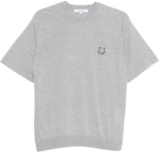 26SS 메종키츠네 스웨터 QM00804KT1181H150 LICHTGREY