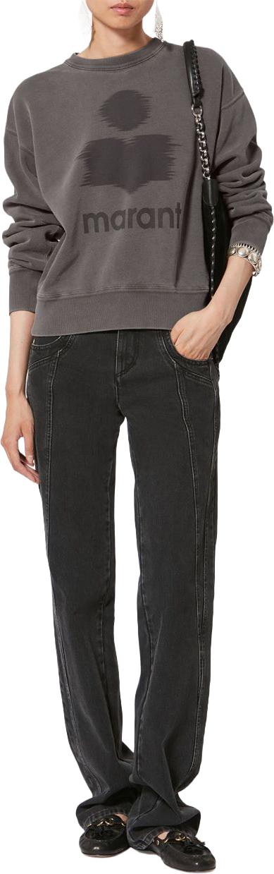 26SS 이자벨마랑 모빌리 스웨트 셔츠 SW0011FAC1M04E02AN DONKERGREY - ISABEL MARANT