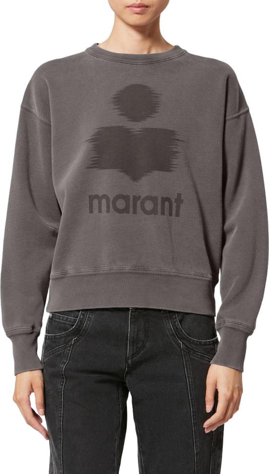 26SS 이자벨마랑 모빌리 스웨트 셔츠 SW0011FAC1M04E02AN DONKERGREY - ISABEL MARANT