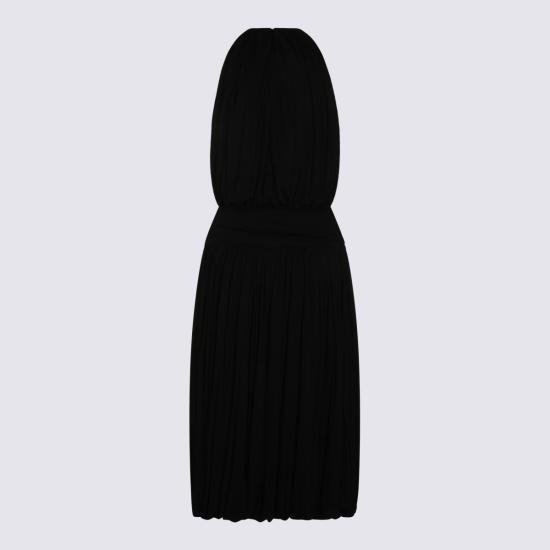 26SS 토템 미디 원피스 262WRD0320 FB0635001 Black - TOTEME
