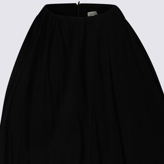 26SS 토템 미디 원피스 262WRD0320 FB0635001 Black - TOTEME