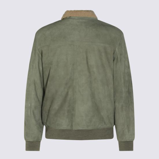 26FW 카날리 무스탕 O70509 LE00298802 Olive - CANALI