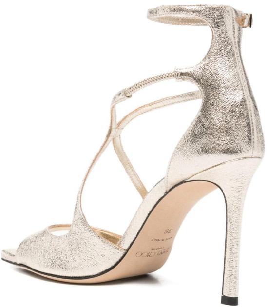 26FW 지미추 샌들 AZIA95DXBPLATINUM GOLD - JIMMY CHOO