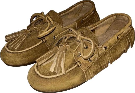 26FW 포사 로퍼 BOATLOAFERNATIVETASSELSUEDE1 BEIGE - POSA
