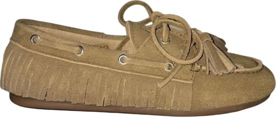 26FW 포사 로퍼 BOATLOAFERNATIVETASSELSUEDE1 BEIGE
