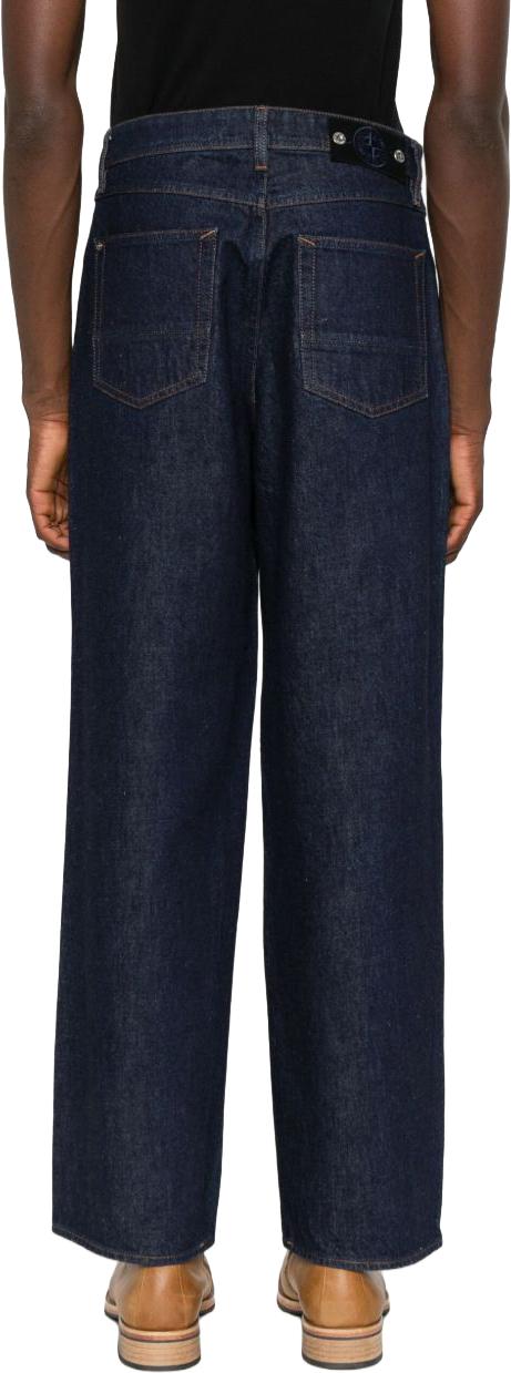 25FW 스톤 아일랜드 J100005 레귤러 스트레이트 핏 파이브 포켓 진 K2S15J100005S00J7VJ201 NAVY - STONE ISLAND