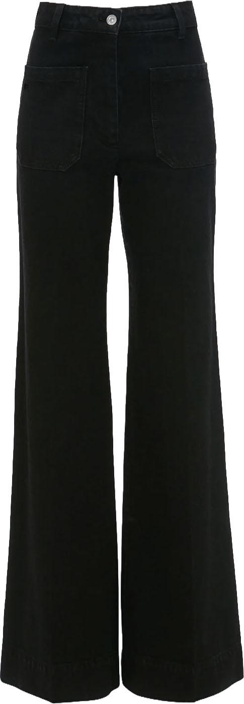 26FW 빅토리아 베컴 데님 팬츠 ALINASTRETCHJEANS1 BLACK