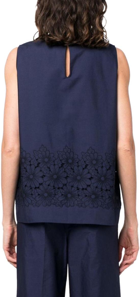  파로쉬 민소매 티셔츠 D312396CHRISTEL012 NAVY - PAROSH