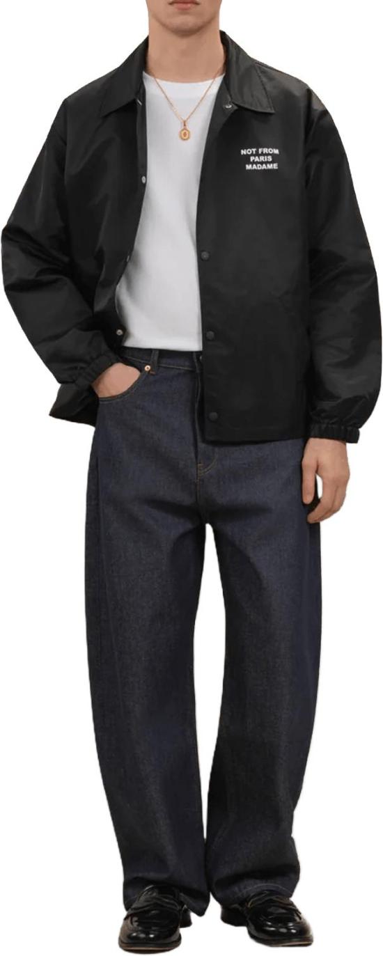 26FW 드롤드무슈 코트 SLOGANJACKET BLACK - DROLE DE MONSIEUR