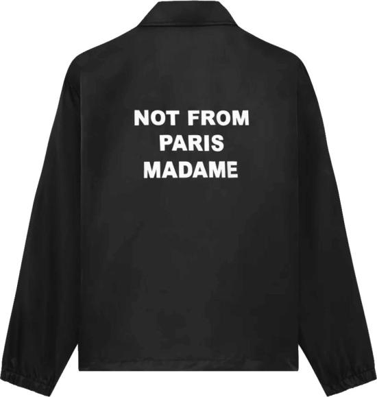 26FW 드롤드무슈 코트 SLOGANJACKET BLACK - DROLE DE MONSIEUR