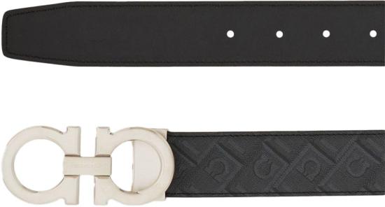 26SS 살바토레 페라가모 가죽 벨트 679710780171108 DONKERGREY - SALVATORE FERRAGAMO