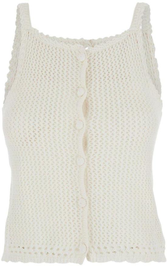 26SS 던스트 민소매 티셔츠 UDSW6B232IV WHITE