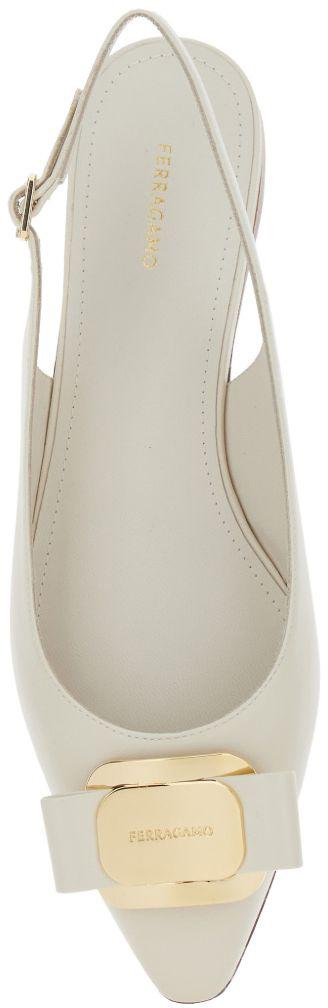 26SS 살바토레 페라가모 플랫 슈즈 01K914790607003 WHITE - SALVATORE FERRAGAMO