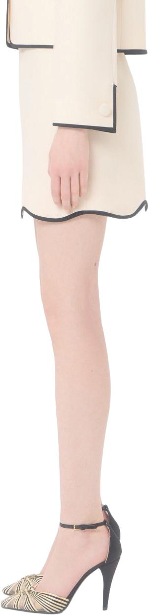26FW 발렌티노 가라바니 숏 스커트 BRAF401CF9Z7 WHITE - VALENTINO GARAVANI