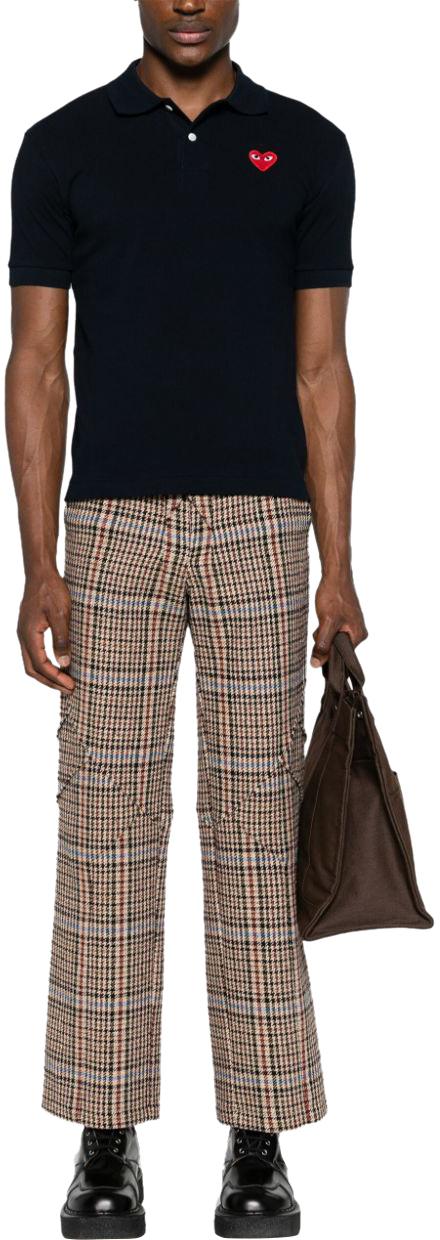 26SS 꼼데가르송 폴로 티셔츠 AXT006D2 NAVY - COMME DES GARCONS