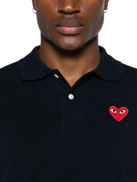 26SS 꼼데가르송 폴로 티셔츠 AXT006D2 NAVY - COMME DES GARCONS