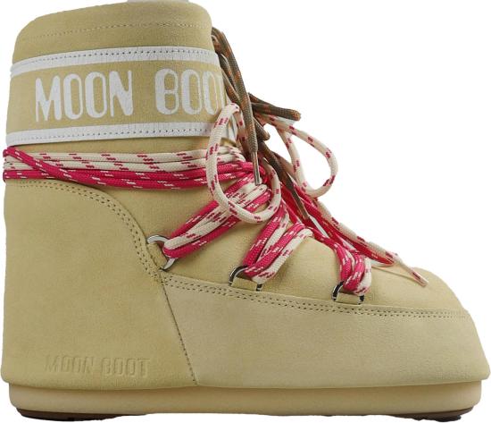 25FW 문부츠 부츠 ICONLOWSUEDELACESBOOTS BEIGE