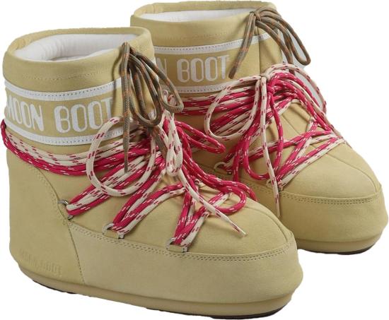 25FW 문부츠 부츠 ICONLOWSUEDELACESBOOTS BEIGE - MOON BOOT