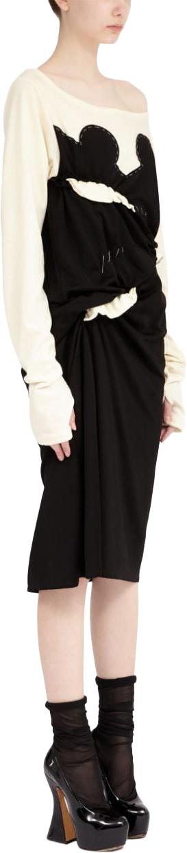  마르지엘라 미디 원피스 S51DD0013S23008967 BLACK - MAISON MARGIELA