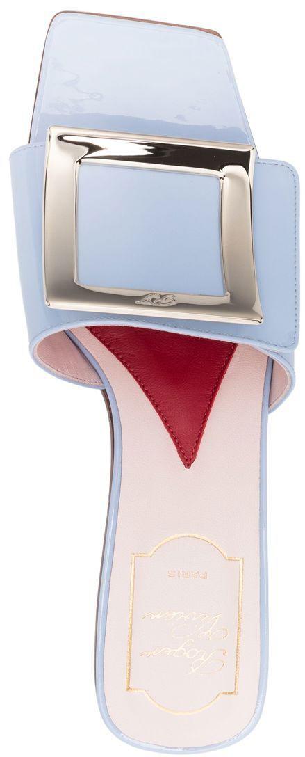  로저비비에 뮬/슬리퍼 RVW65832800D1PU028 LICHTBLUE - ROGER VIVIER