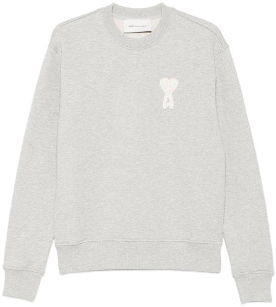 26SS 아미 하트 아플리케 스웨트셔츠 USW787D730A161 LICHTGREY