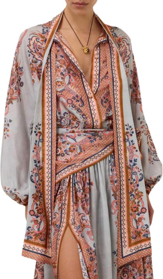 26FW 짐머만 블라우스 4461TSS261BLUPF LICHTBLUE - ZIMMERMANN