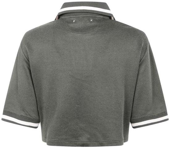 25FW 골든구스 폴로 티셔츠 GWP02468P00212035547 DONKERGREEN - GOLDEN GOOSE