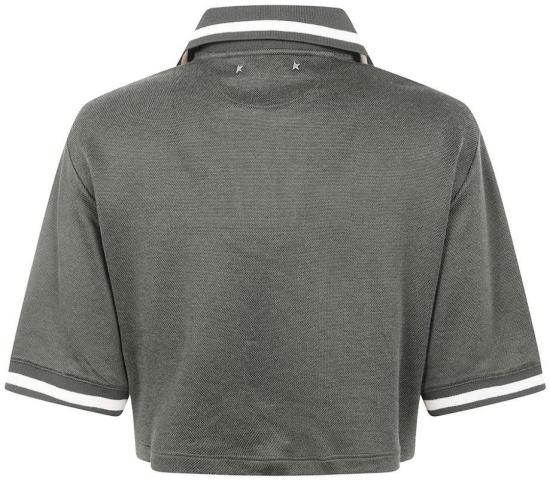 25FW 골든구스 폴로 티셔츠 GWP02468P00212035547 DONKERGREEN - GOLDEN GOOSE