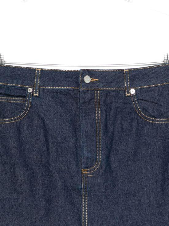 25FW 메종키츠네 데님 미니 스커트 PW01503WW0081P470 NAVY - MAISON KITSUNE