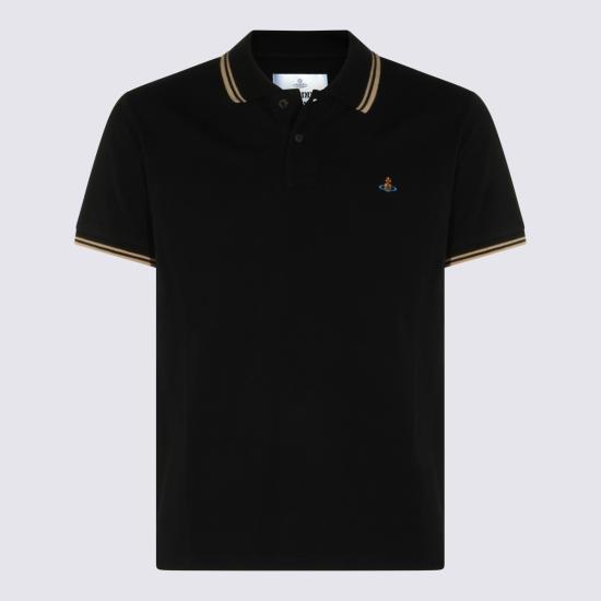 26FW 비비안웨스트우드 폴로 티셔츠 2H01000Y J00AUN401 Black