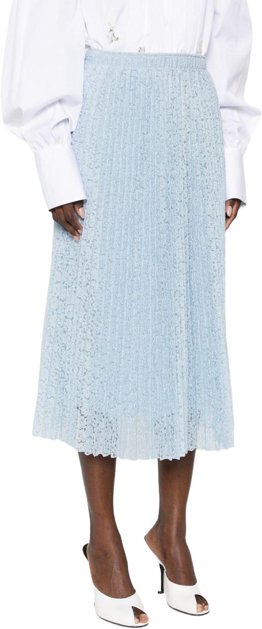 26SS 에르마노 설비노 미디 스커트 D482O374EWF54030 LICHTBLUE - ERMANNO SCERVINO