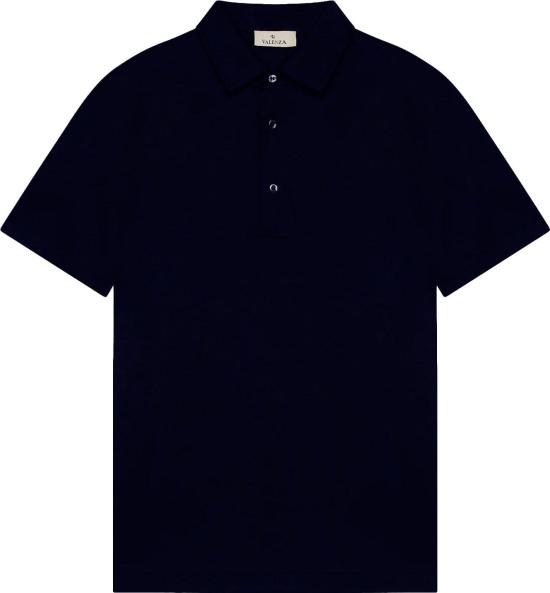 26SS Valenza 폴로 티셔츠 SUPIMASHILLERCOLLARPOLOSHIRT1 BLACK