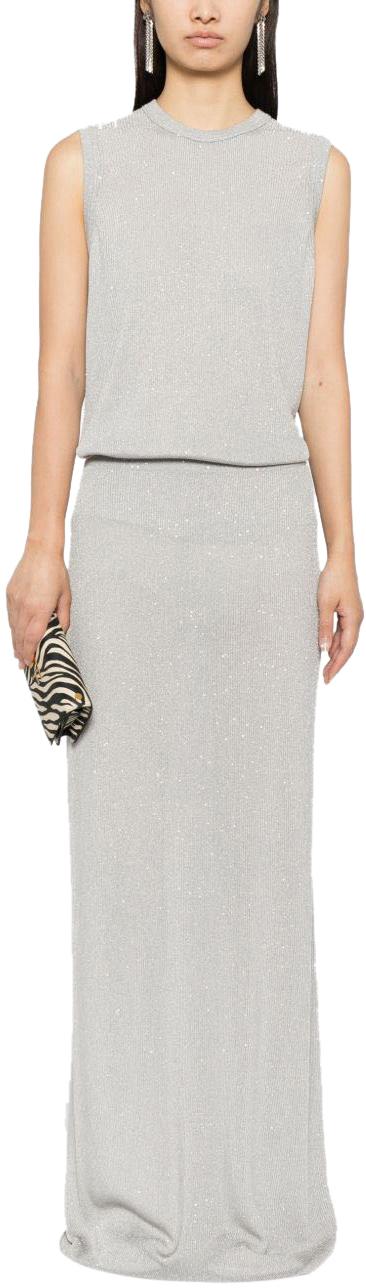 26SS 톰포드 롱 스커트 GCK254YAE009TAA LICHTGREY - TOMFORD
