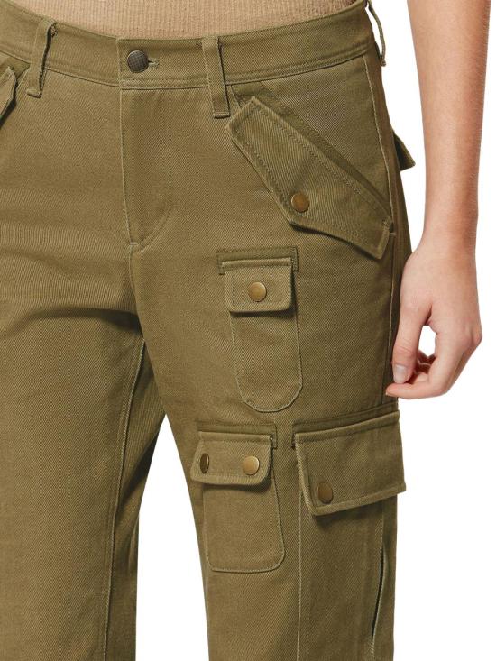26SS 이자벨마랑 JOSINE 조신 팬츠 PA0691FAD2E02I67KI DONKERGREEN - ISABEL MARANT