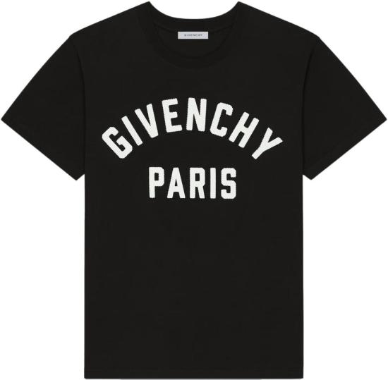26SS 지방시 탑 TSHIRTBM71NK3YRS4 BLACK
