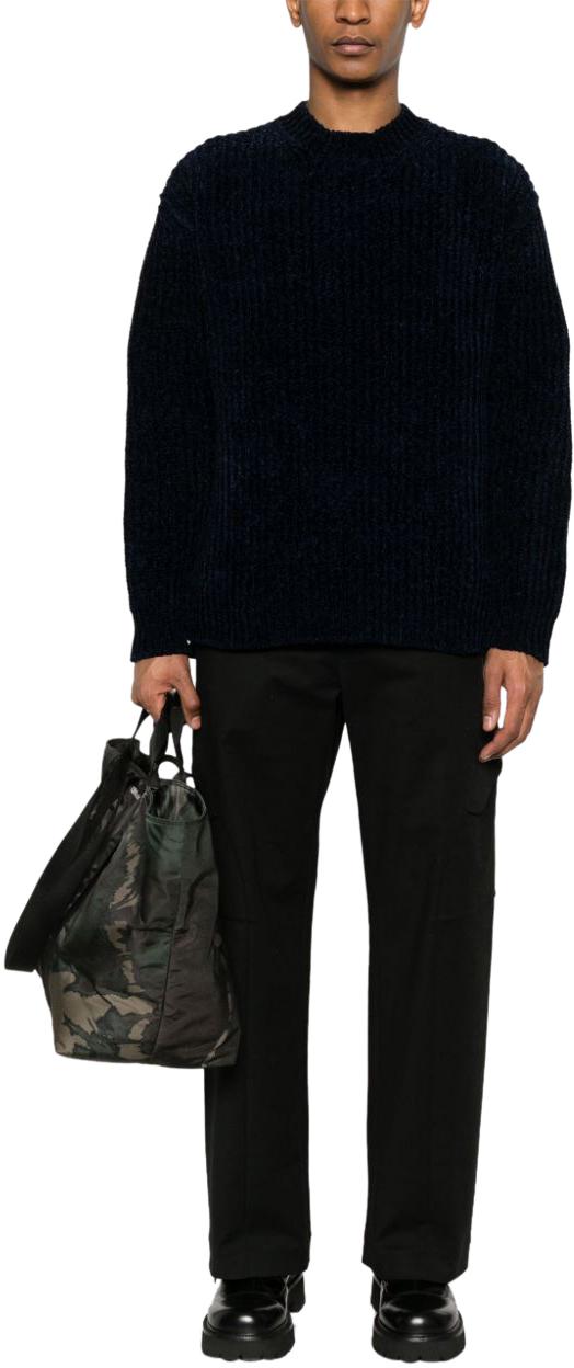  와타나베 준야 스웨터 WNN0100511 NAVY - JUNYA WATANABE