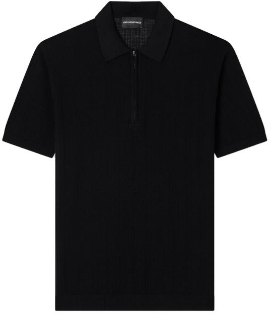 26SS 엠포리오 아르마니 폴로 티셔츠 8056643552699 BLACK