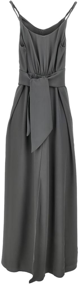 26SS 엠포리오 아르마니 롱 원피스 EW003317AF20495U8150 DONKERGREY
