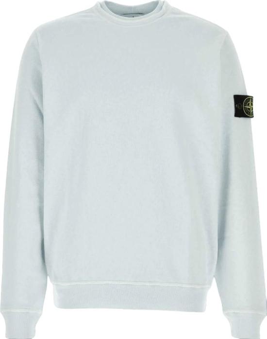 26SS 스톤 아일랜드 스웨터 OLDEFFECTMALFILEFLEECESWEATSHIRTSKYBLUEL1S156100034S0060V0141 LICHTBLUE