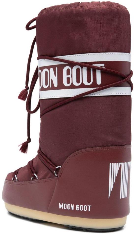 25FW 문부츠 아이콘 나일론 부츠 1400440DD013 MAROON - MOON BOOT