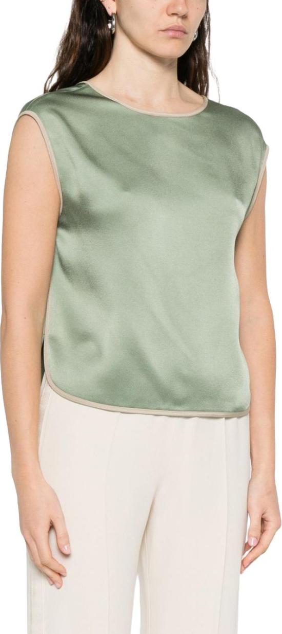 26SS 포르테포르테 민소매 티셔츠 14552MYTOPKHAKI LIME - FORTE FORTE