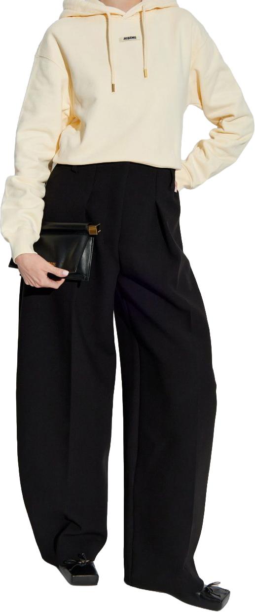 26SS 자크뮈스 르 그로그랭 후드 티셔츠 HOW00247AJ00109130 WHITE - JACQUEMUS