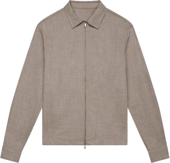 25FW Valenza 긴팔 셔츠 FLANNELSTRETCHOVERSHIRTLIGHTBEIGE