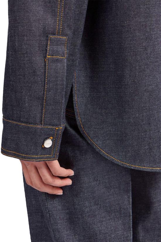  살바토레 페라가모 긴팔 셔츠 143791771281002 NAVY - SALVATORE FERRAGAMO