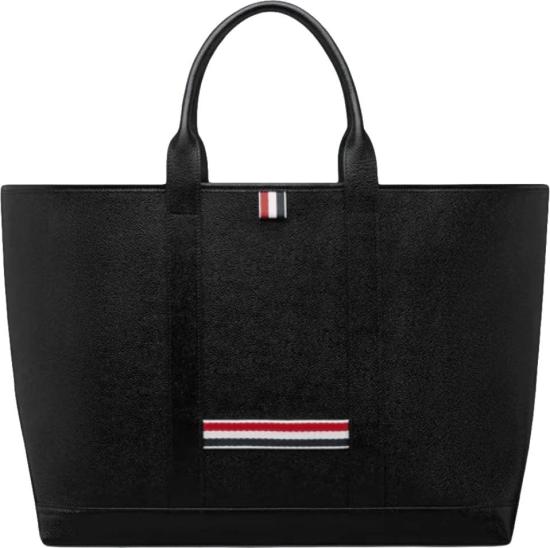 26FW 톰브라운 토트백 THOMBROWNEUAG186A00198001PEBBLEGRAINLEATHERMEDIUMTOOLTOTEBAGTOTEBAGSBLACK