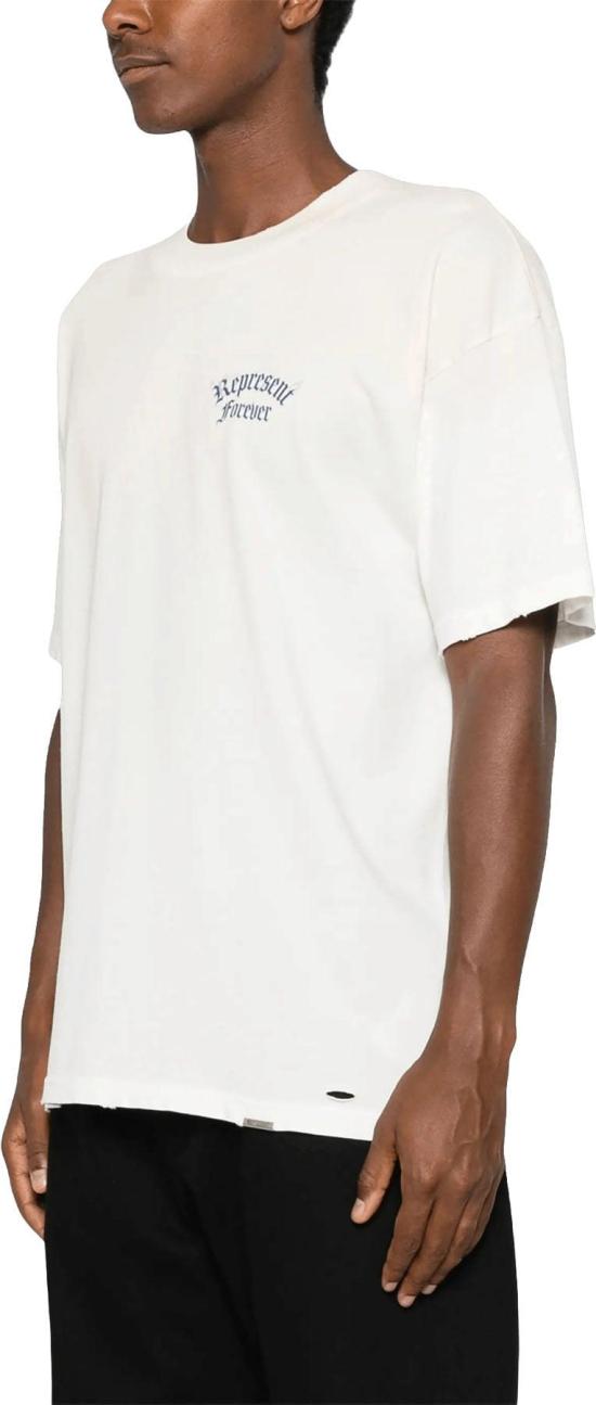 26FW 리프레젠트 반팔 티셔츠 REPRESENTMLM10118972DUALITYTSHIRTSHORTSLEEVETSHIRTSWHITE - REPRESENT