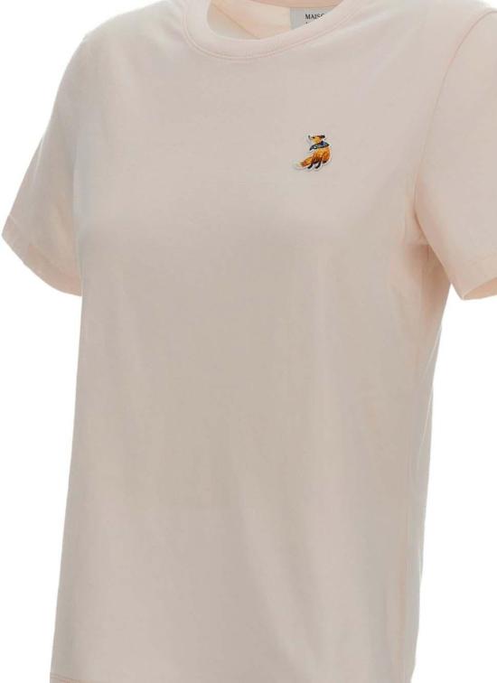 26SS 메종키츠네 드리밍 폭스 레귤러 티셔츠 QW00109KJ70260448 PINK - MAISON KITSUNE