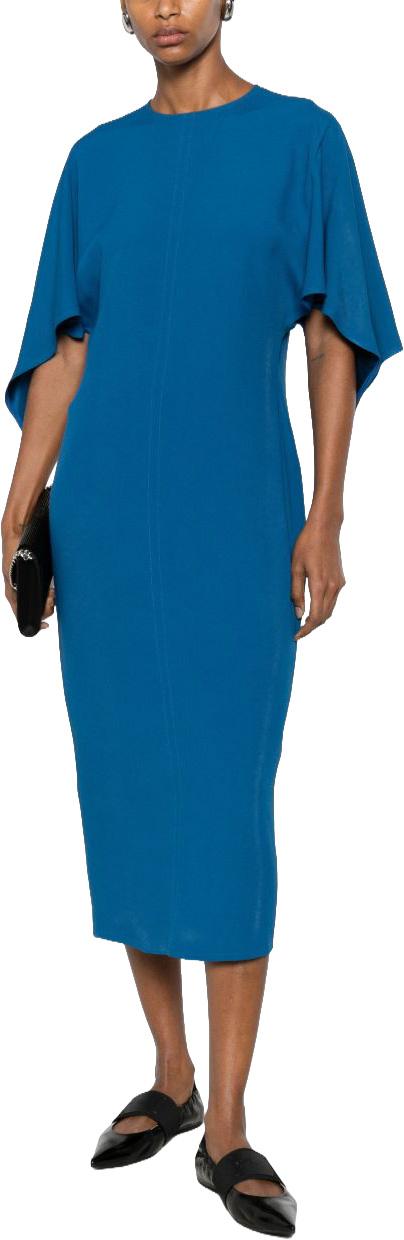 26FW 스텔라 맥카트니 미디 원피스 6A07103FU3724300 BLUE - STELLA MCCARTNEY