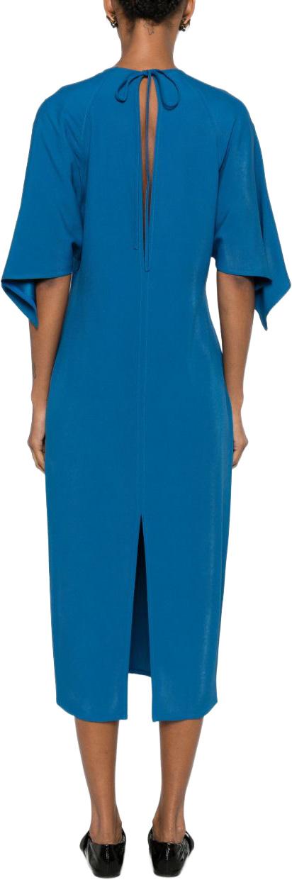 26FW 스텔라 맥카트니 미디 원피스 6A07103FU3724300 BLUE - STELLA MCCARTNEY
