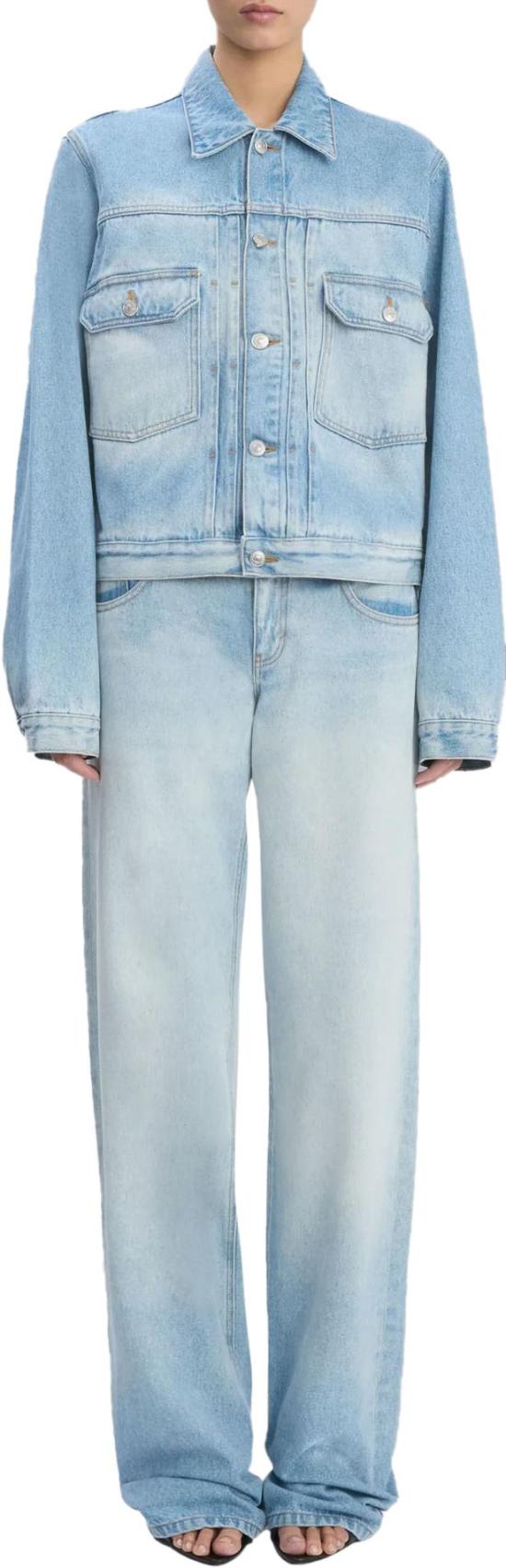26SS 빅토리아 베컴 데님 자켓 DENIMTRUCKERJACKETHERITAGEBLUE LICHTBLUE - VICTORIA BECKHAM